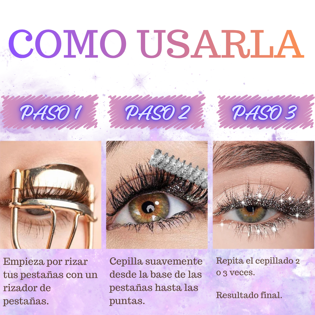 QIBEST MASCARA DE BRILLO ESTELAR