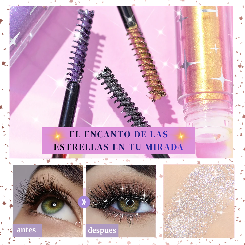 QIBEST MASCARA DE BRILLO ESTELAR